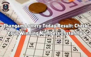 thangam lottery today result