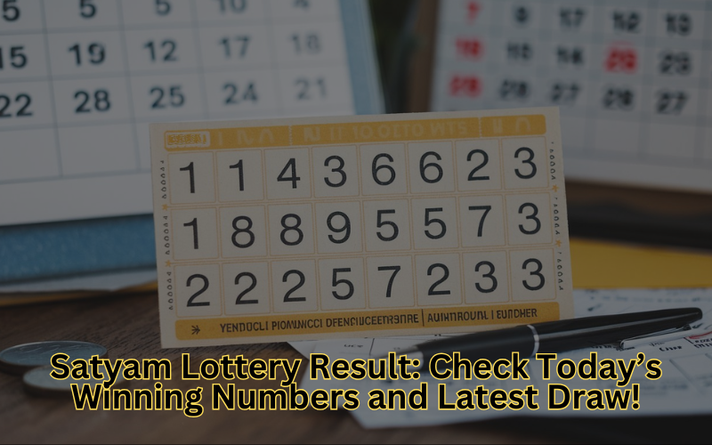 satyam lottery result